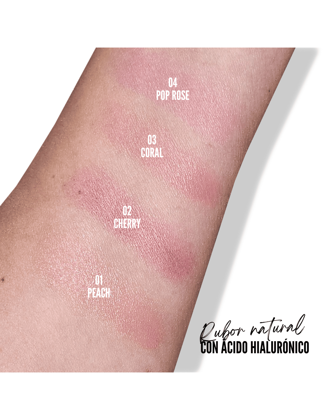 Hyalu Blush - Colorete Natural con Ácido Hialurónico e Hidratación 3 en 1