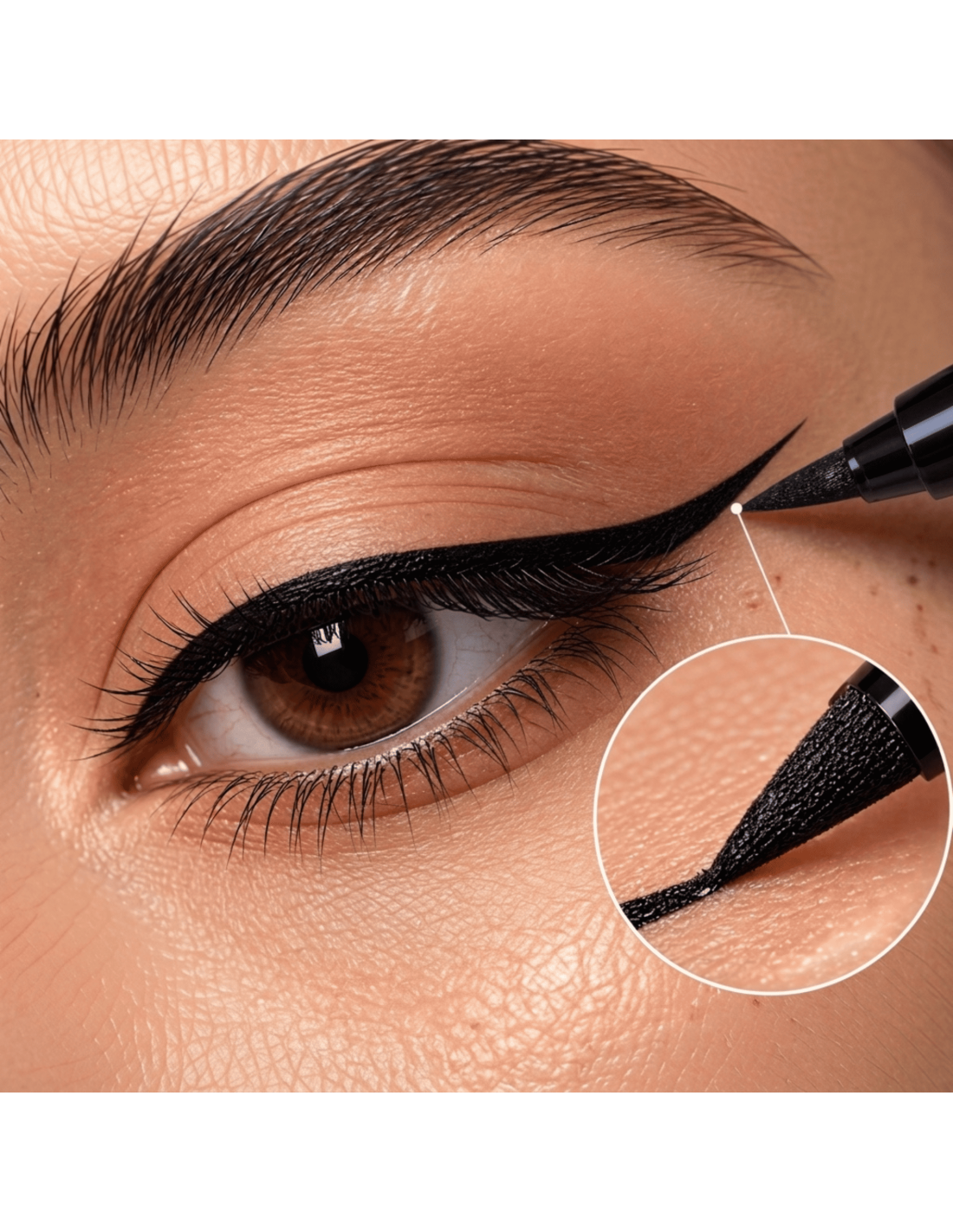 Carbon Black Eyeliner - Delineador Líquido Mate de Alta Precisión