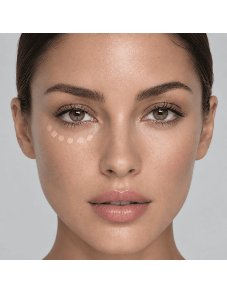 Corrector Alta Cobertura Vegano - Hialuronato, Vitamina E y SPF30